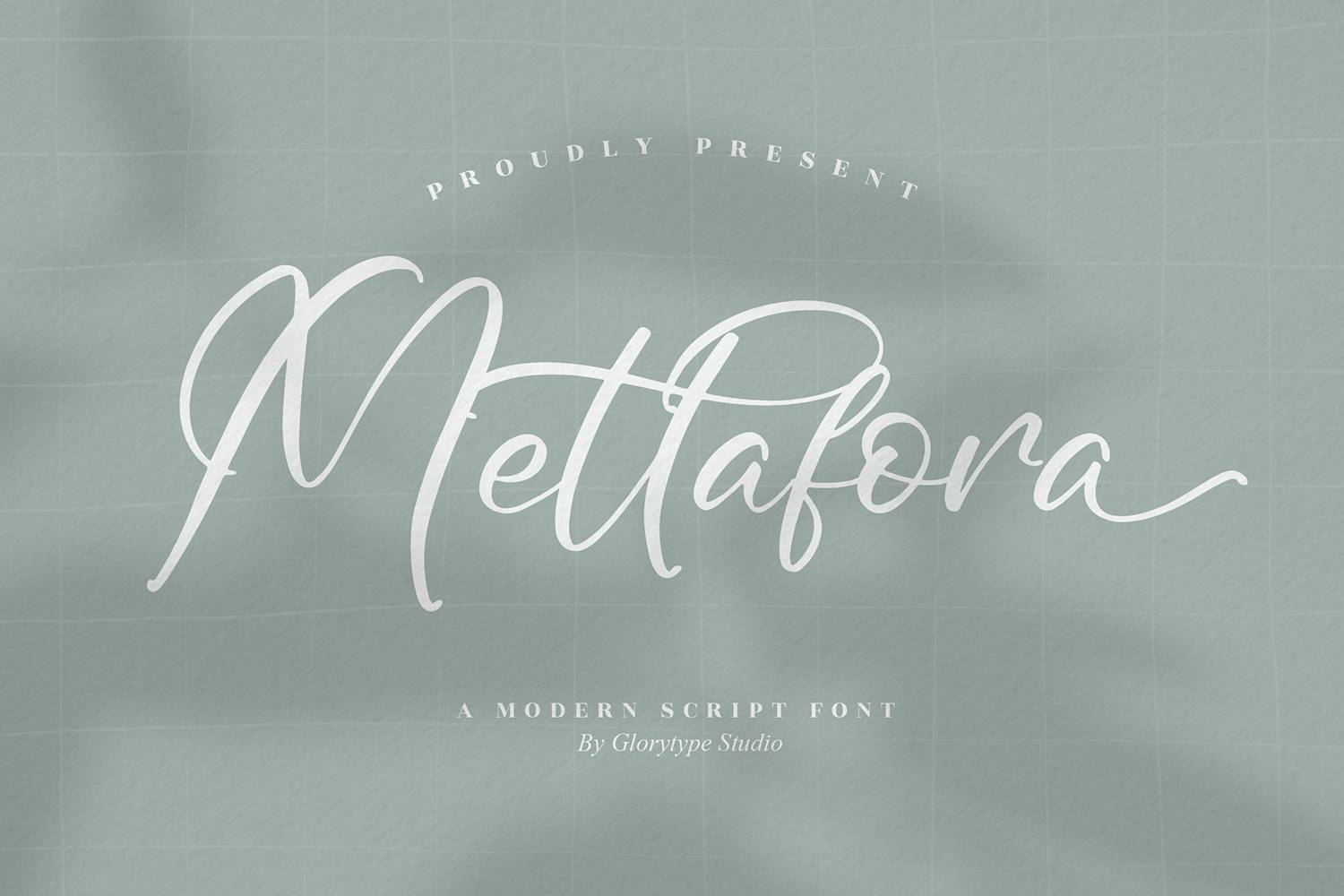 Mettafora Font sample
