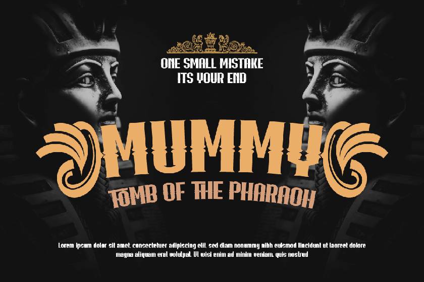 Metub Font sample