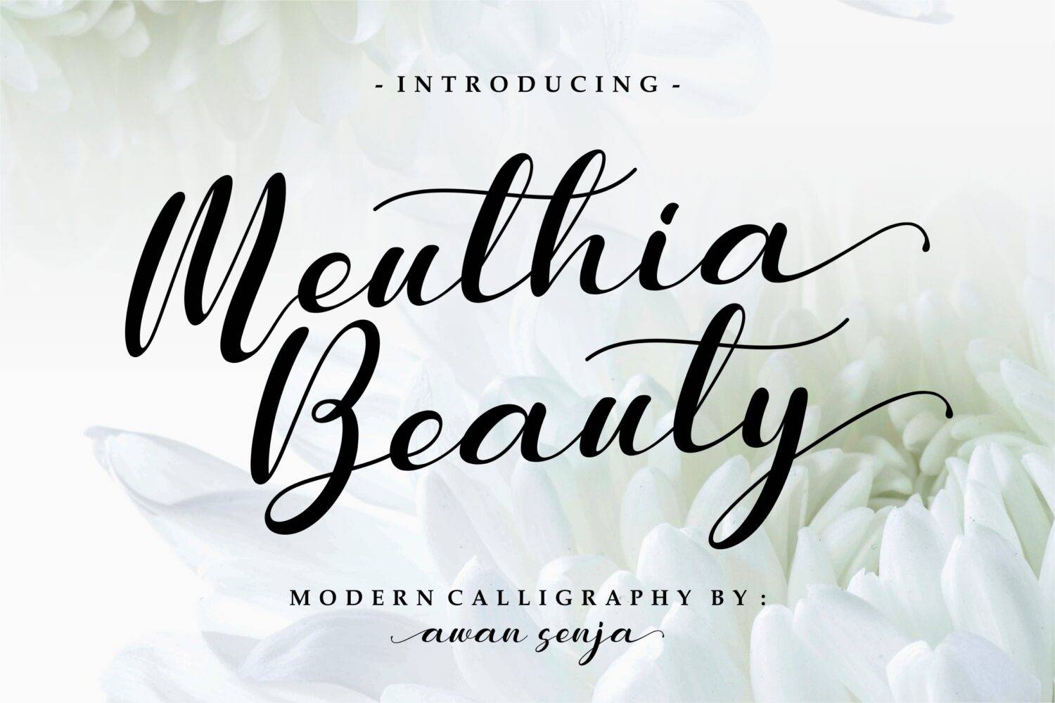 Meuthia Beauty Font sample