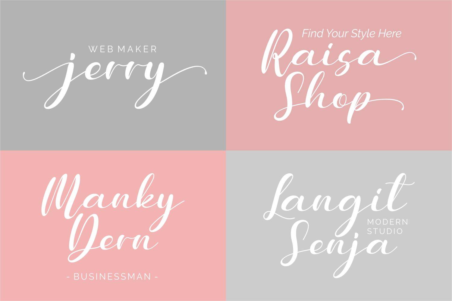 Meuthia Beauty Font sample
