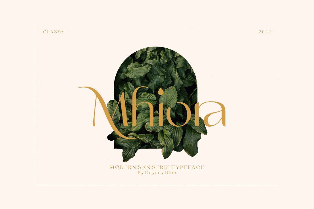 Mhiora Font sample
