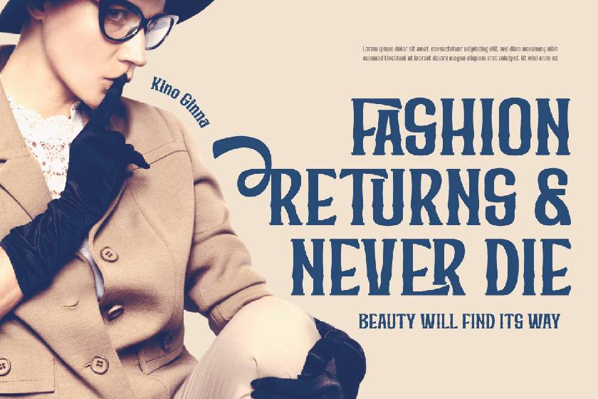Mibundi Font sample