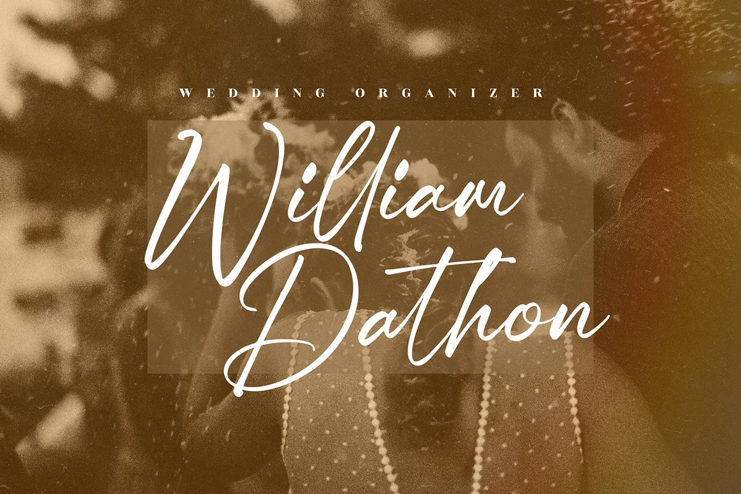 Michael Dullack Font sample