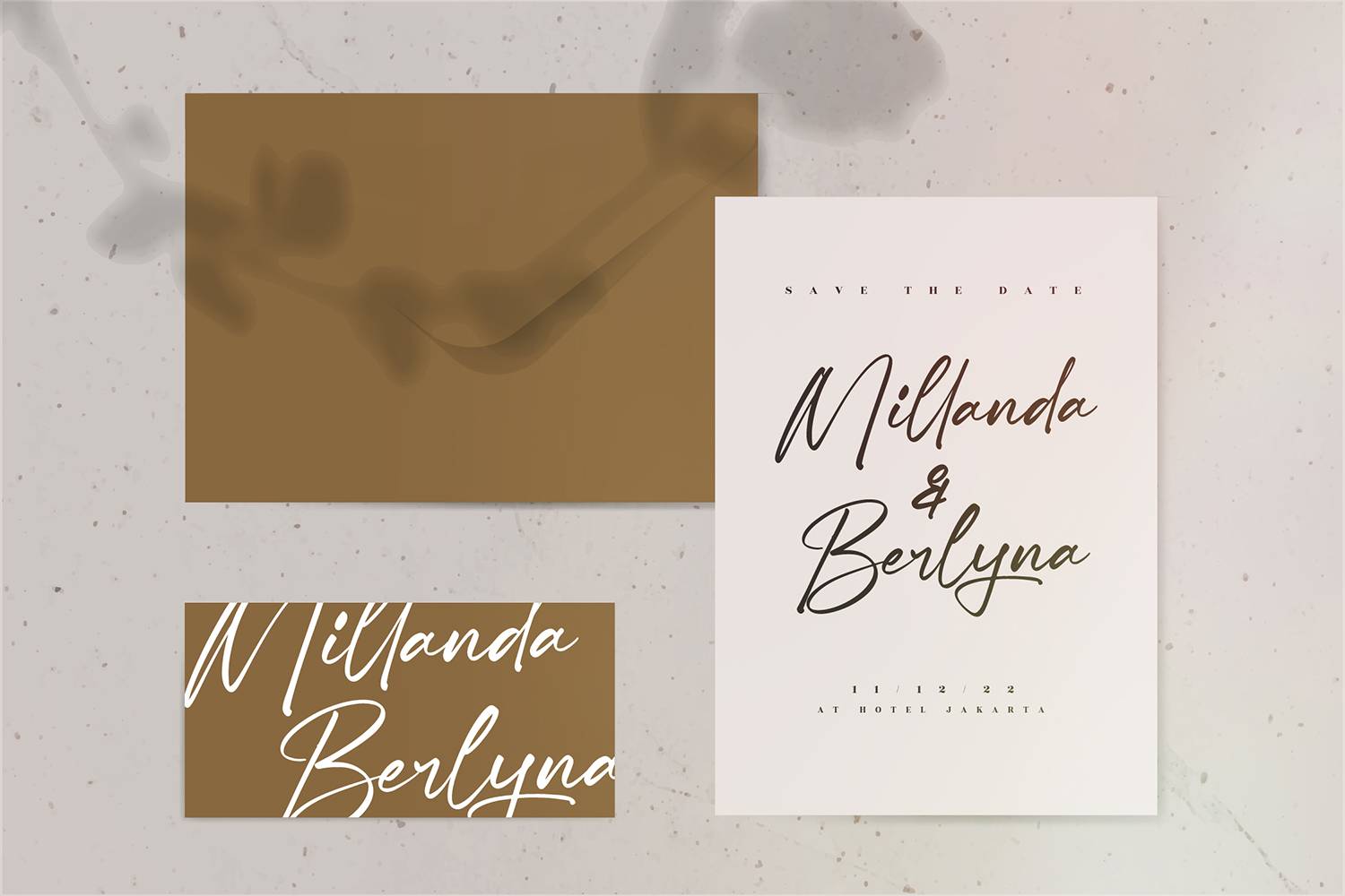 Michael Dullack Font sample