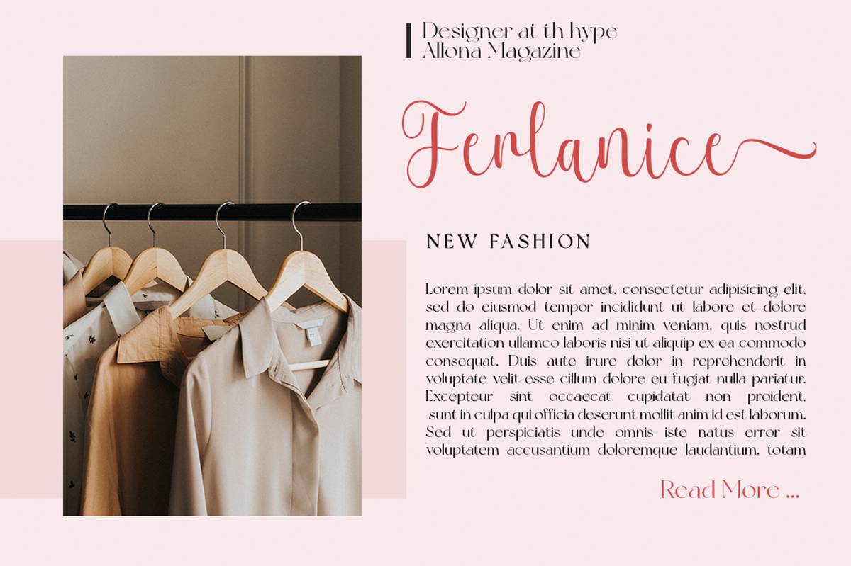 Michelia Font sample
