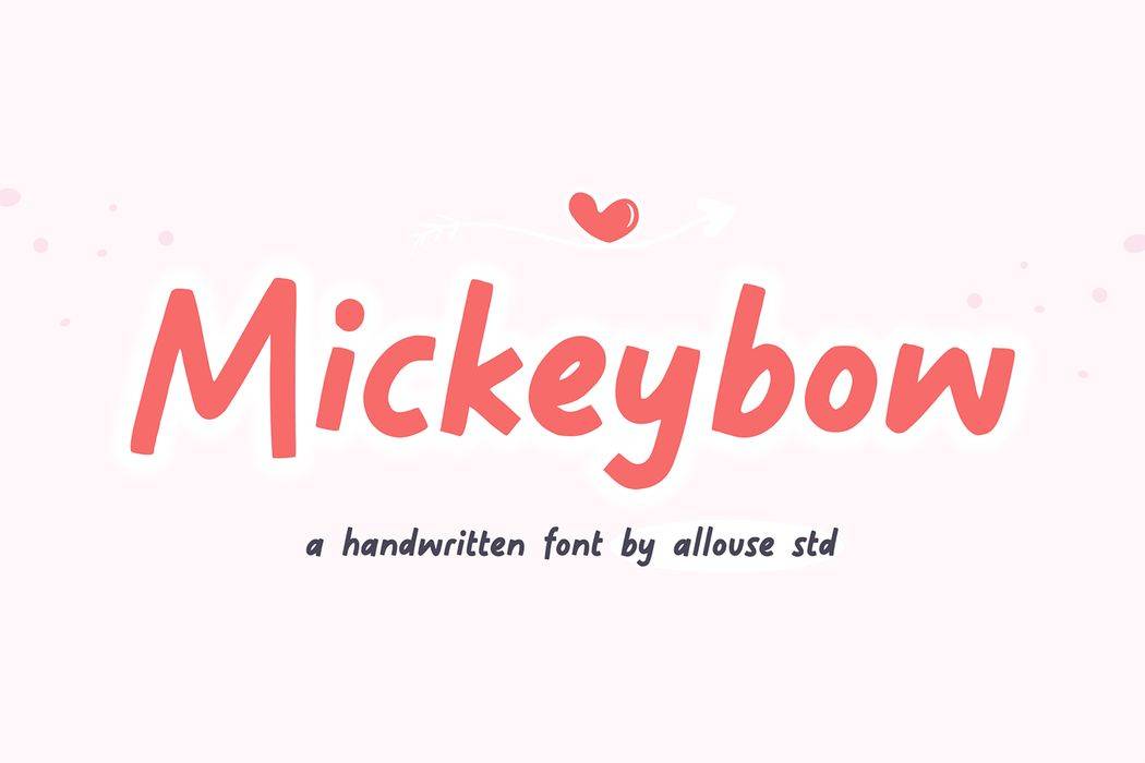 Mickeybow Font sample