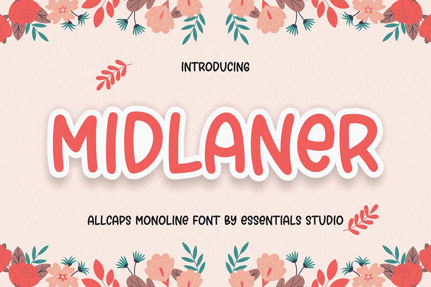 Midlaner Font sample