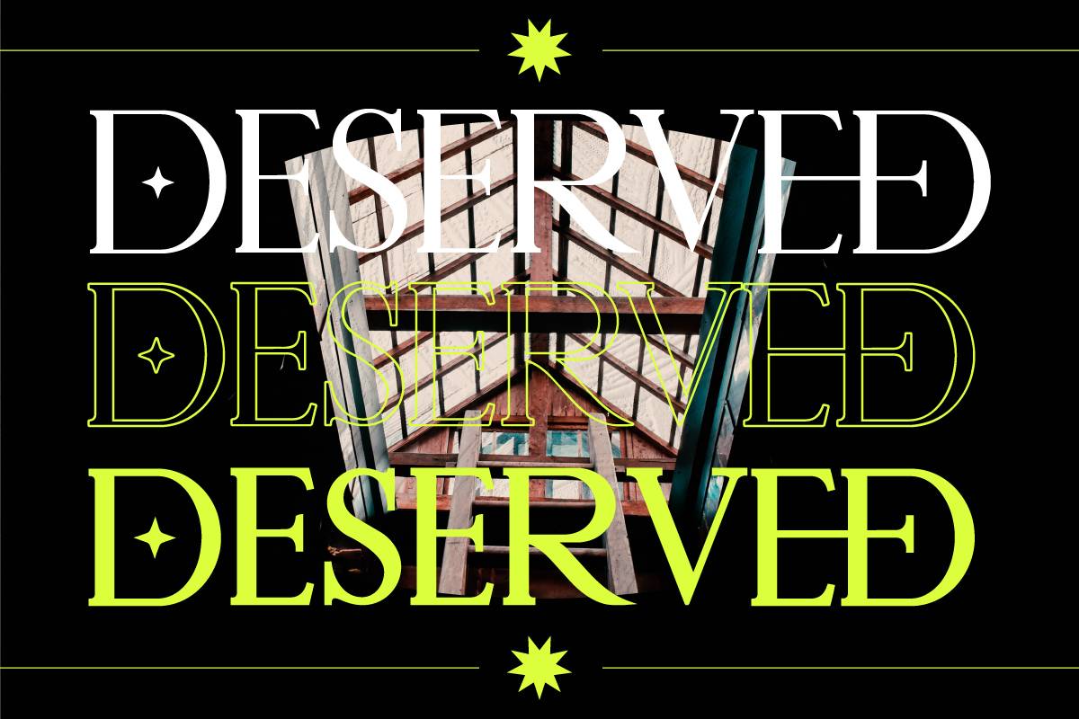 Midtown Groveed Font sample