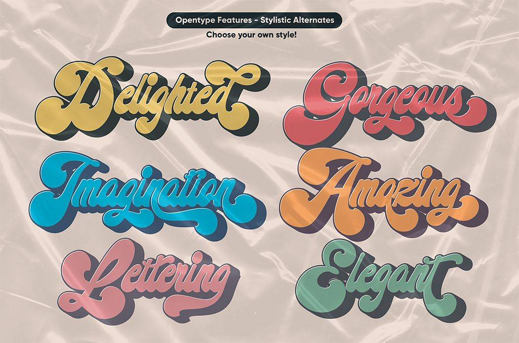 Midway Font sample
