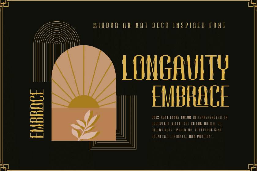 Mihbur Font sample
