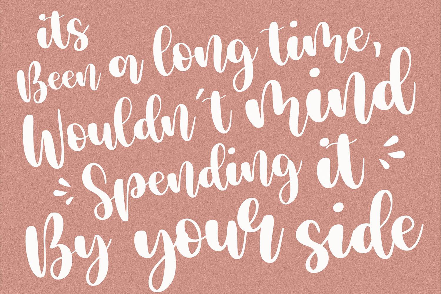 Milcandy Font sample