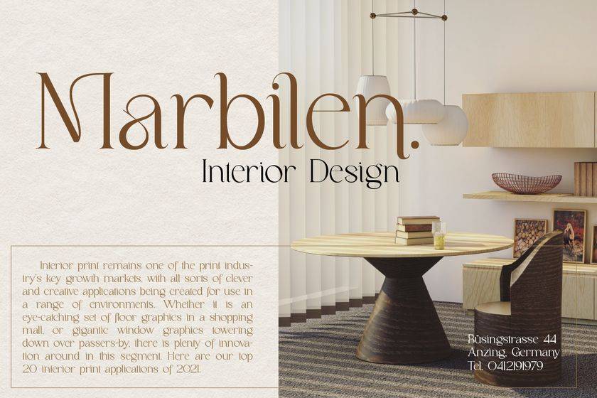 Milchella Font sample
