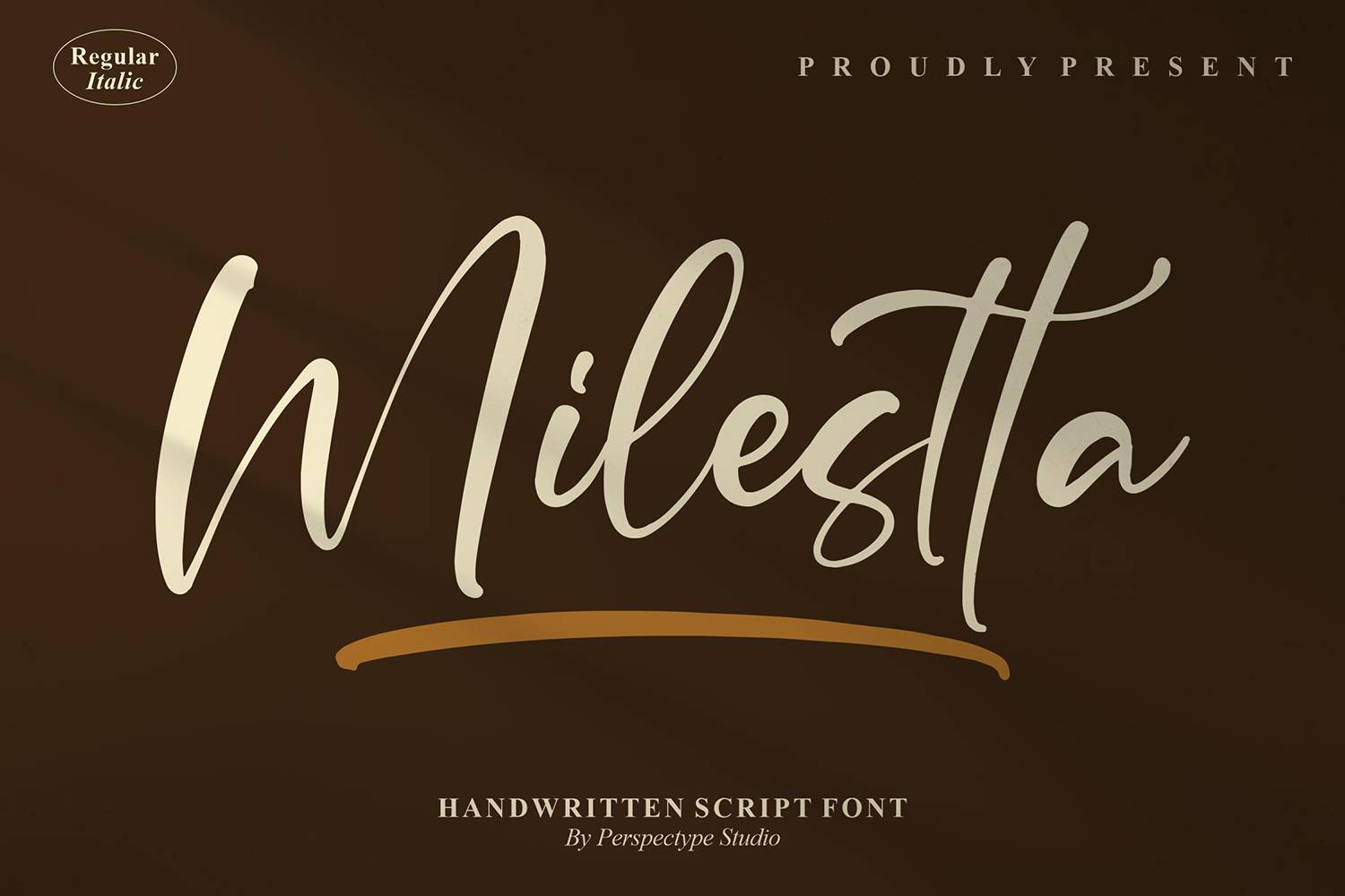 Milestta Font sample