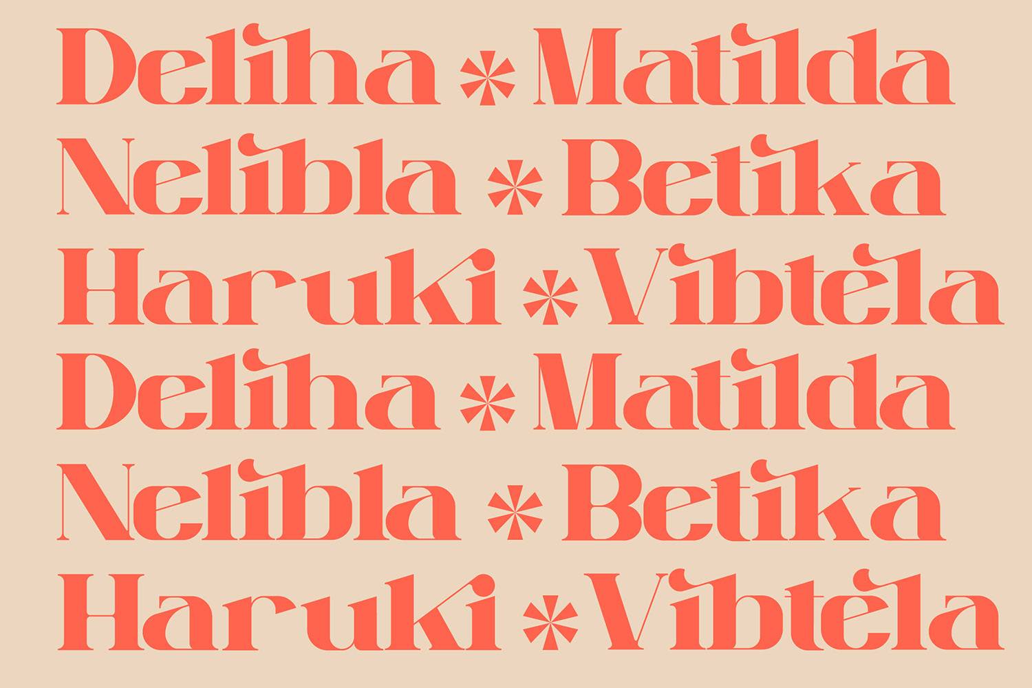Milgnite Font sample
