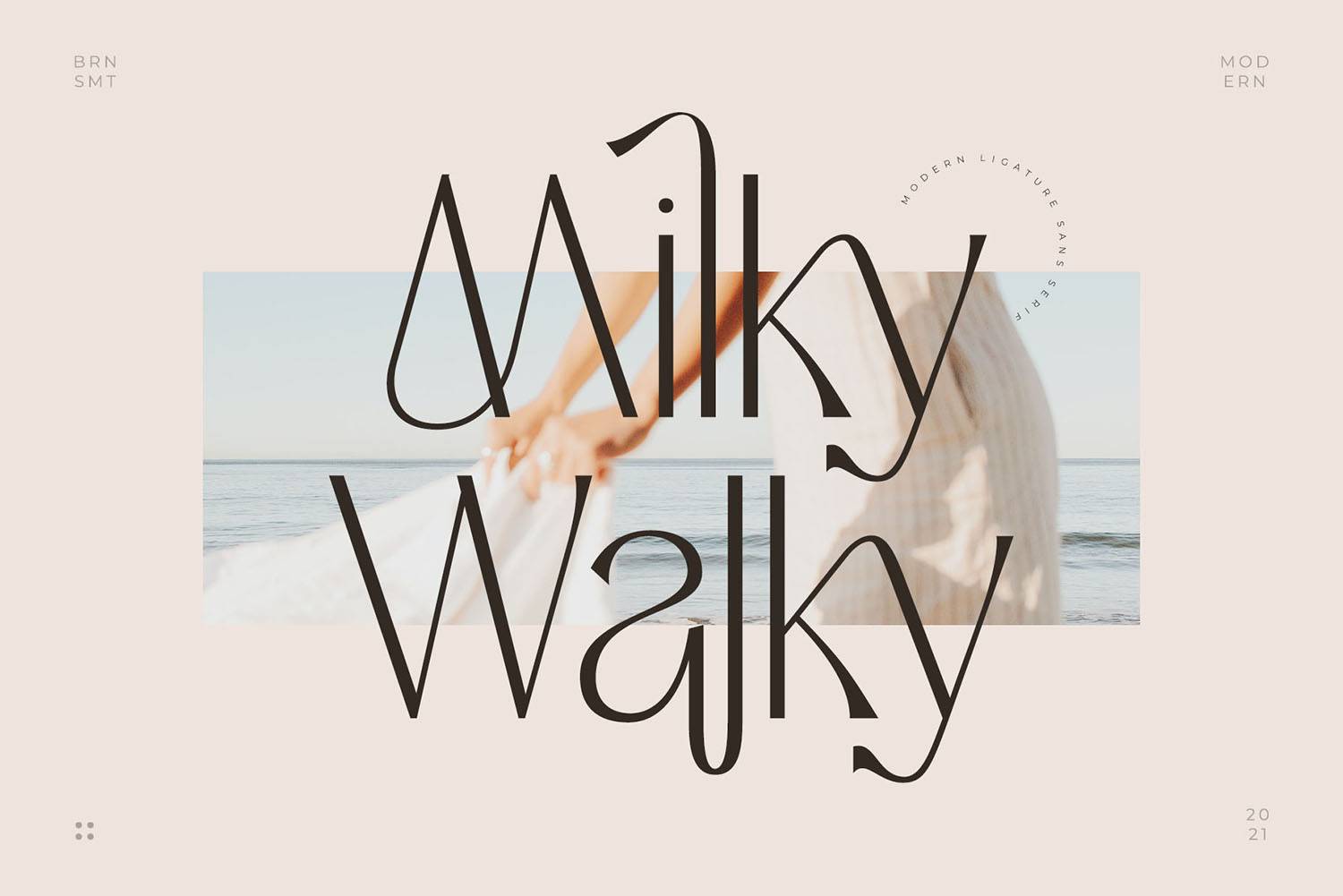 Milky Walky Font sample
