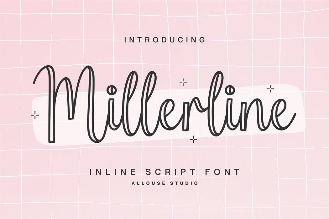Millerline Font sample