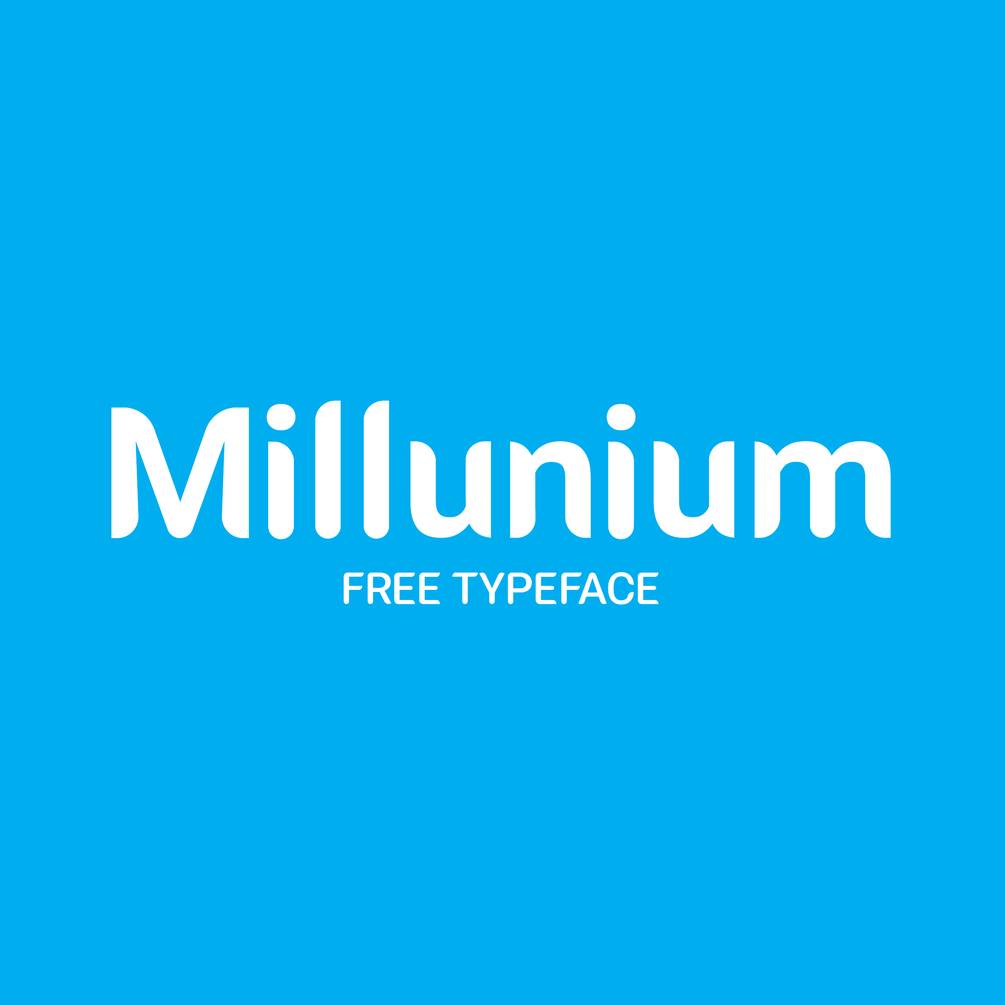 Millunium Font sample