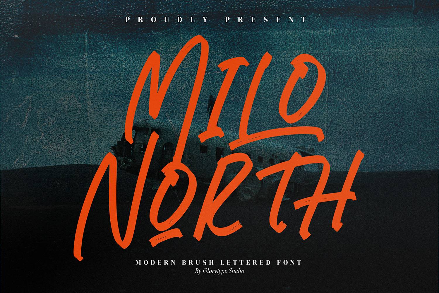 Milo North Font sample