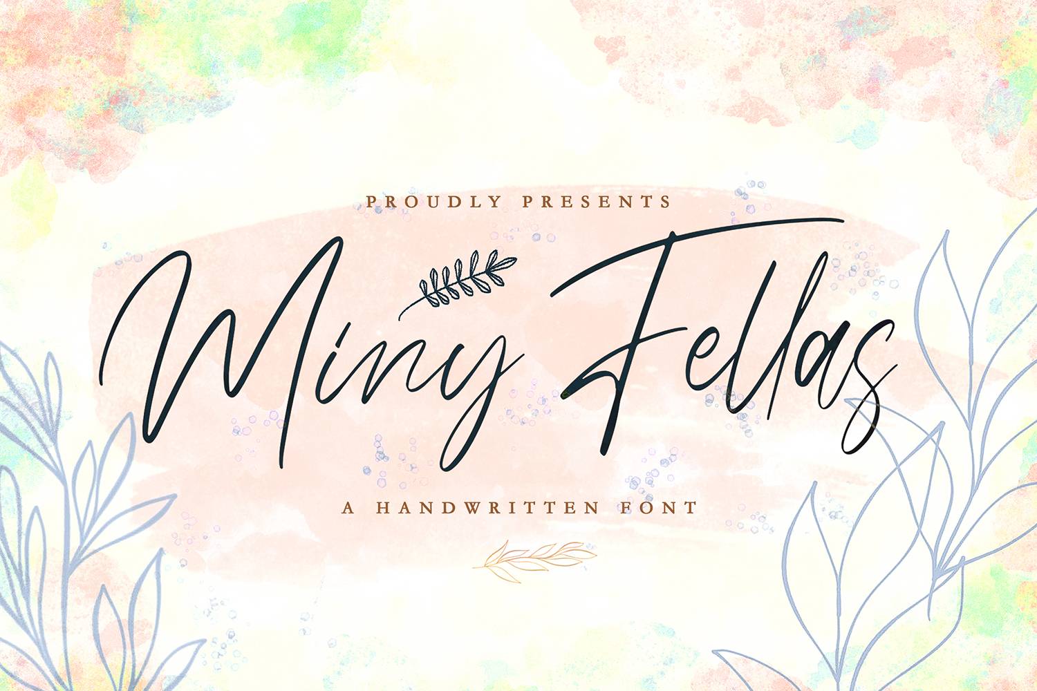 Miny Fellas Font sample