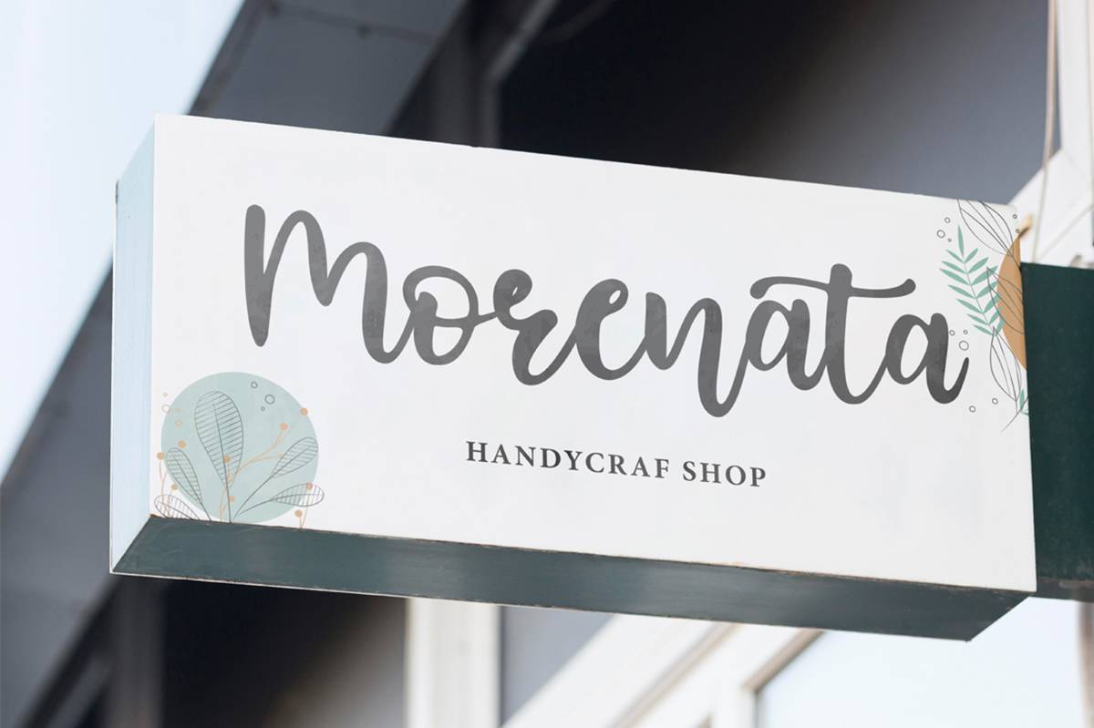Mirabella Script Font sample