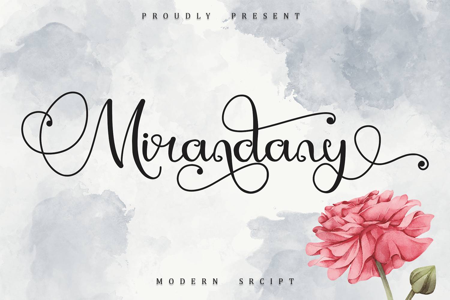 Mirandany Font sample