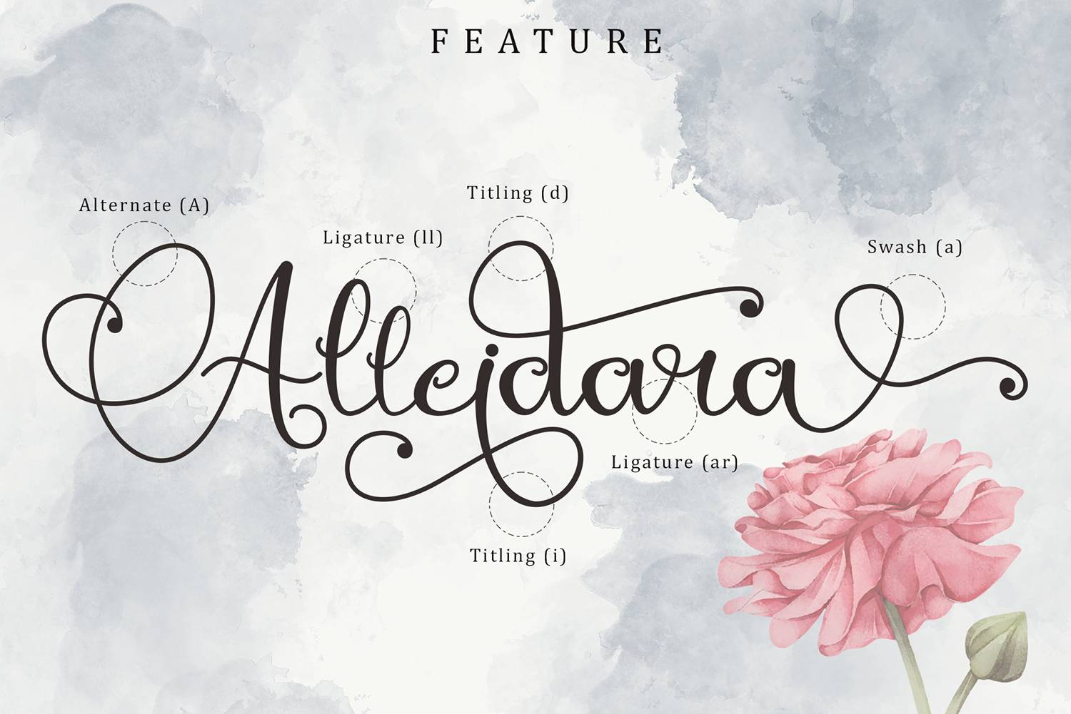 Mirandany Font sample