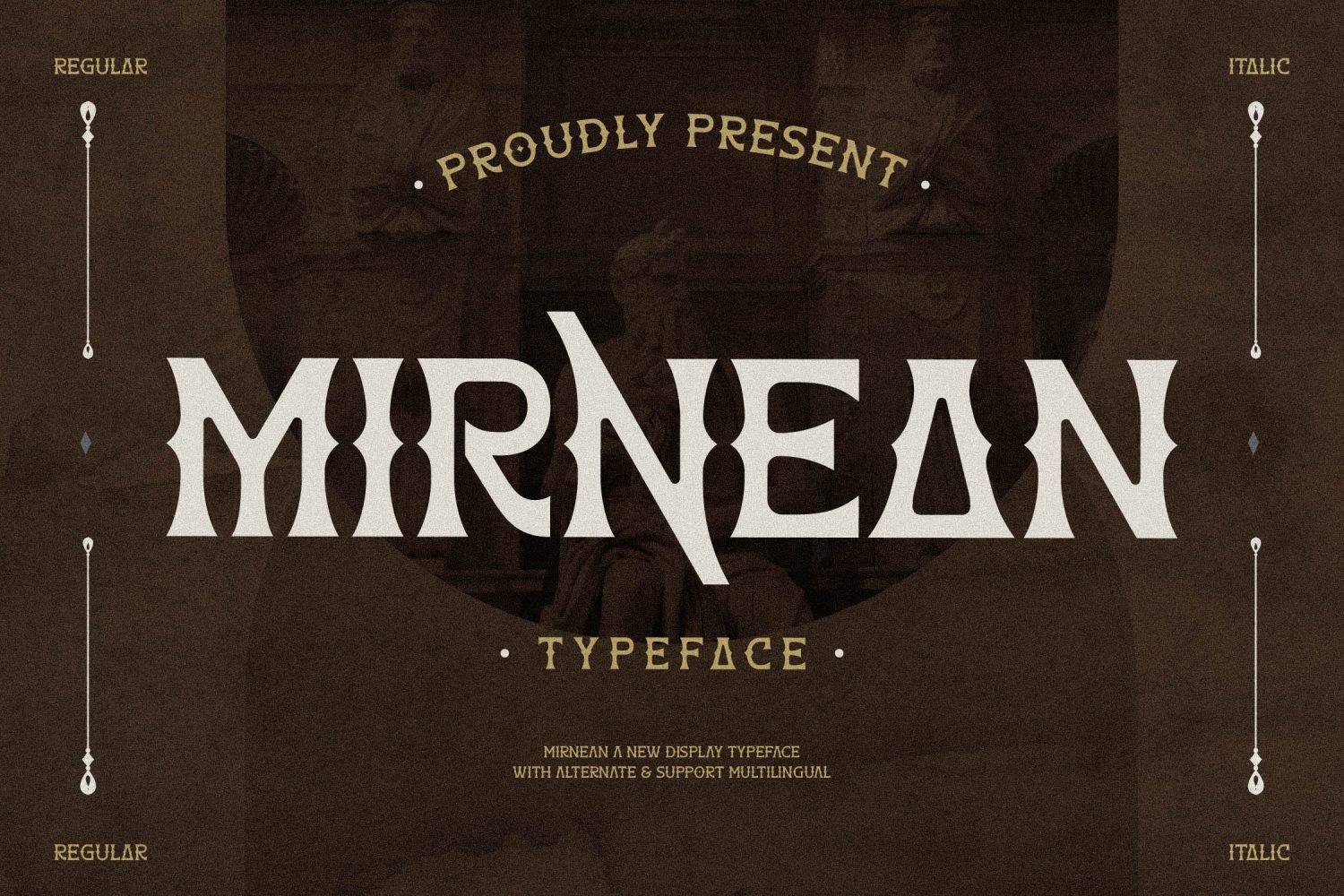 Mirnean Font sample