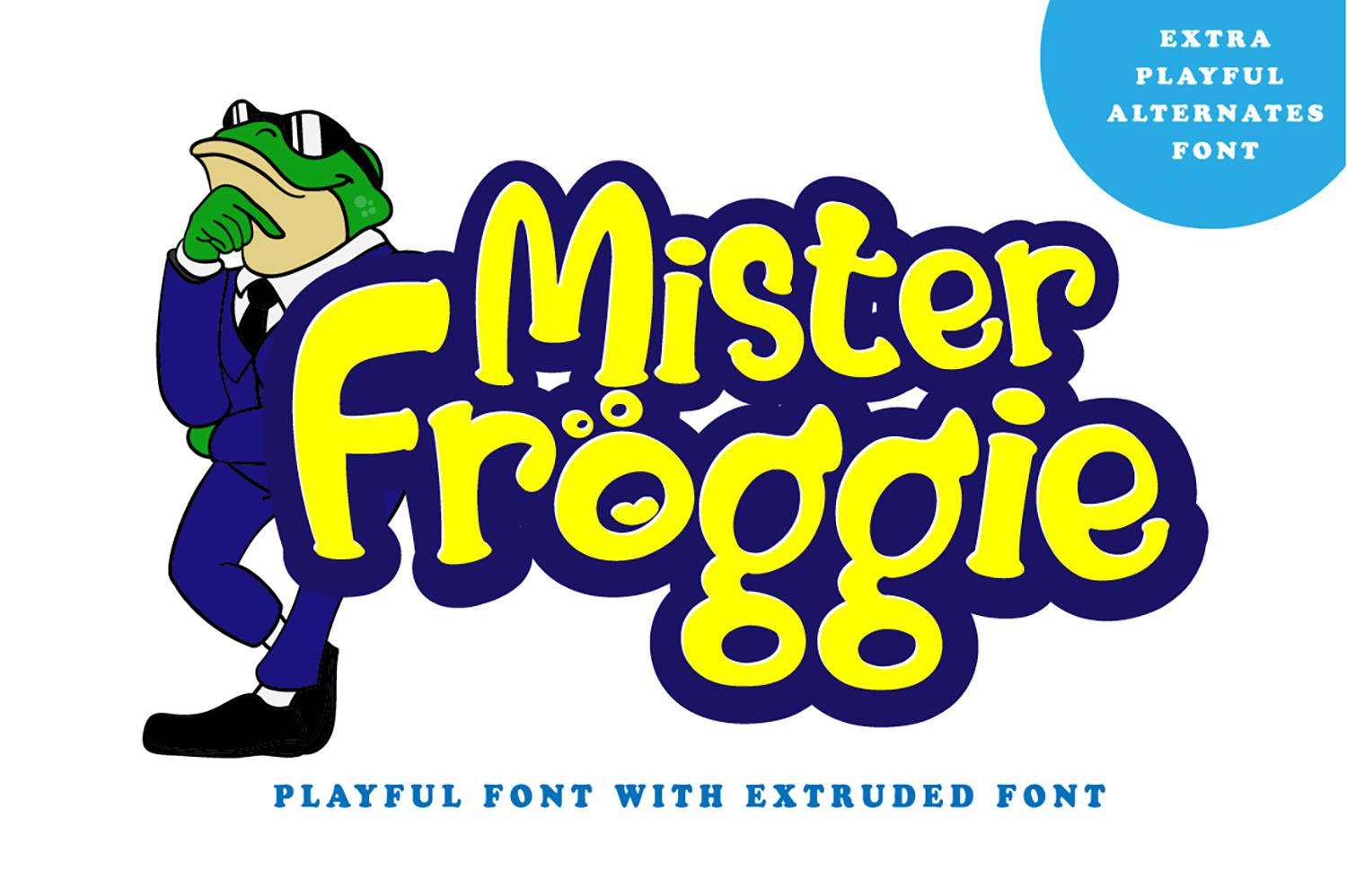 Mister Froggie Font sample