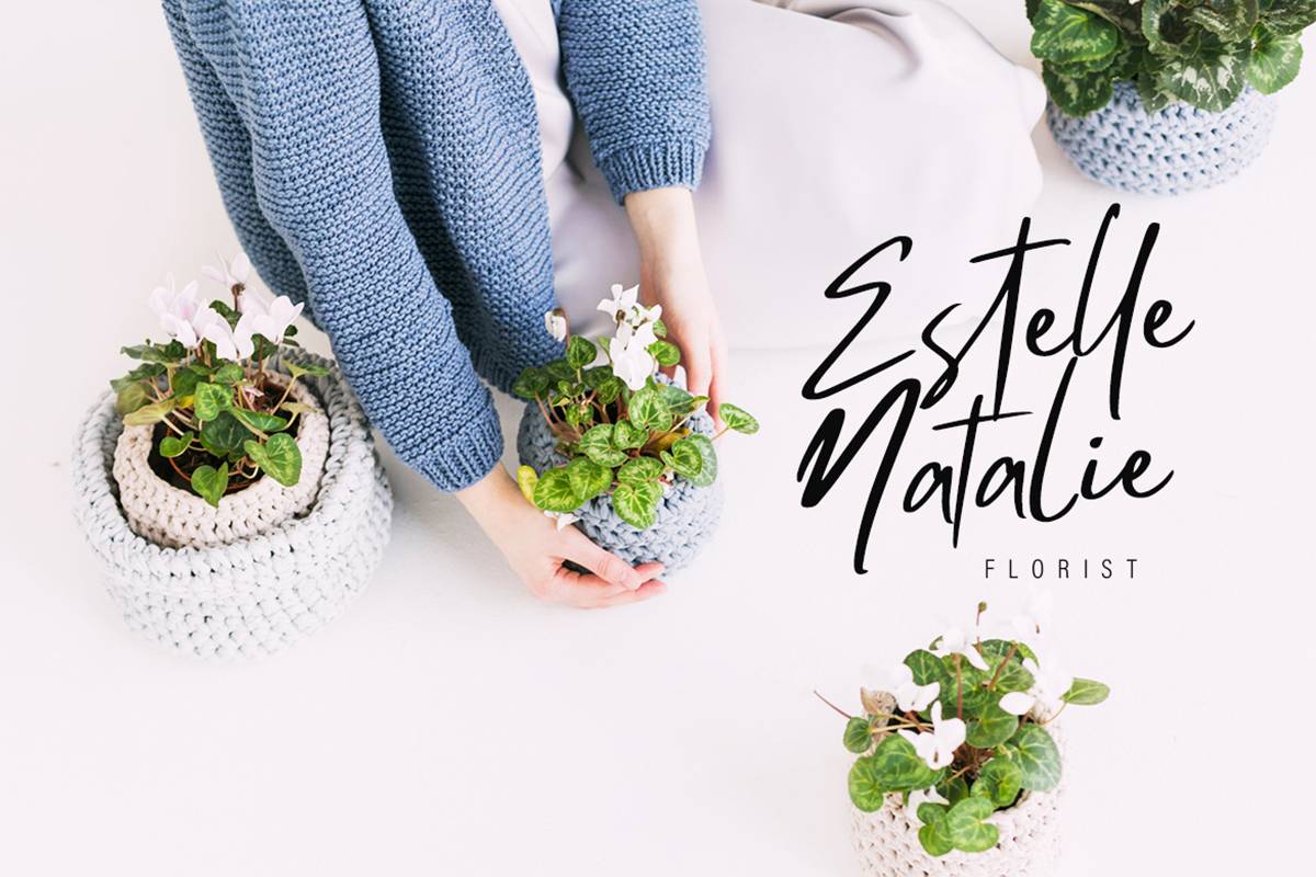 Mistrully Font sample
