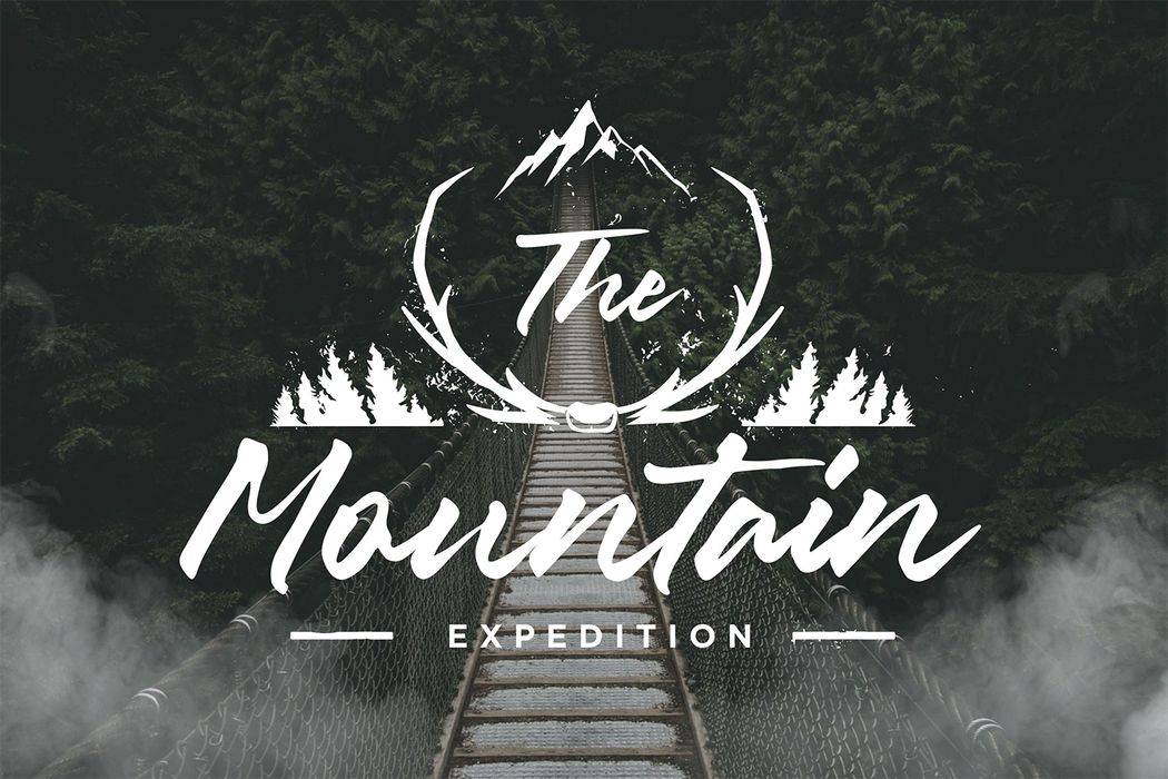 Misty Black Font sample