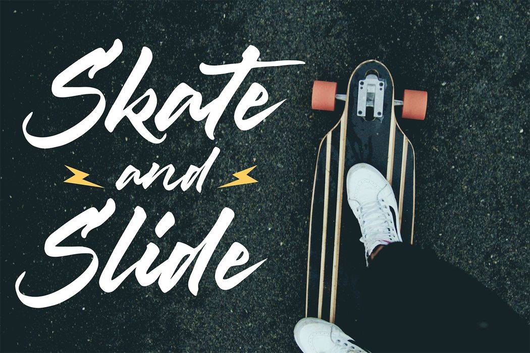 Misty Black Font sample