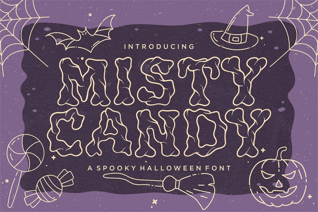 Misty Candy Font sample