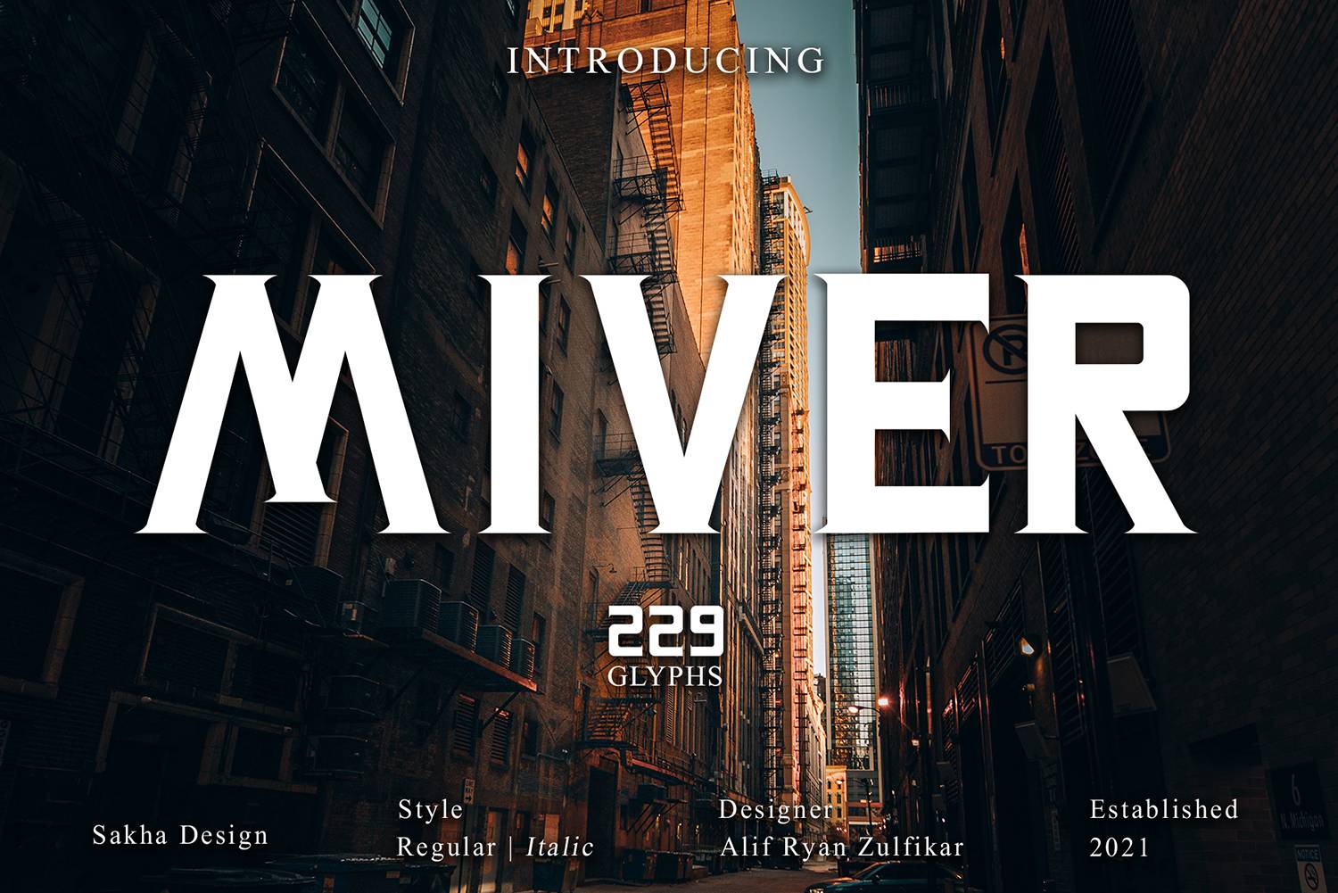Miver Font sample