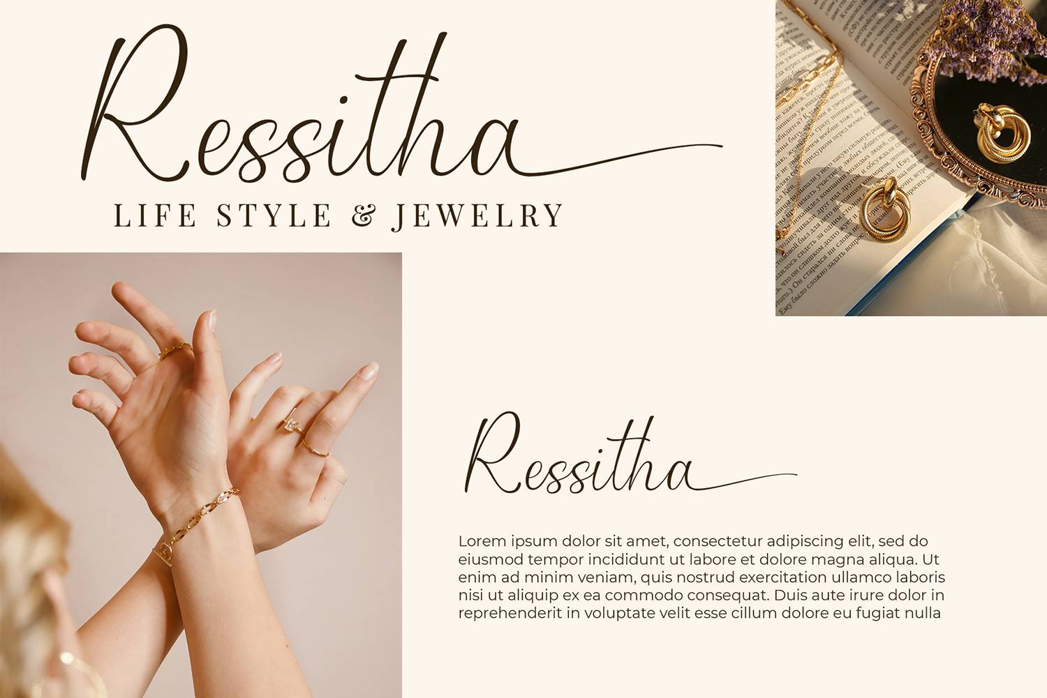 Modany Font sample