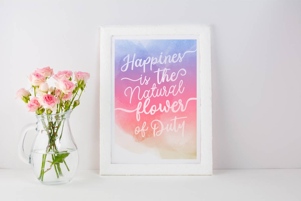 Modesta Script Font sample