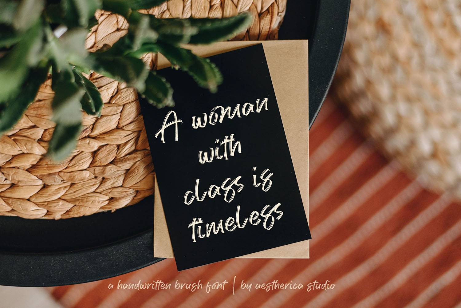 Modesty Font sample