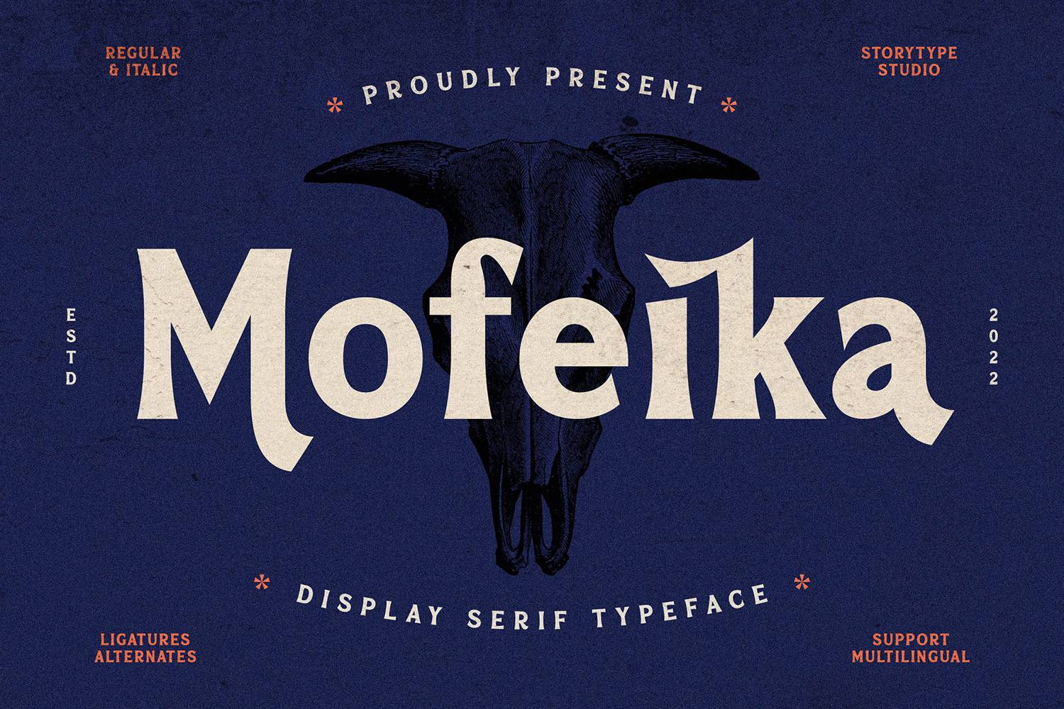 Mofeika Font sample