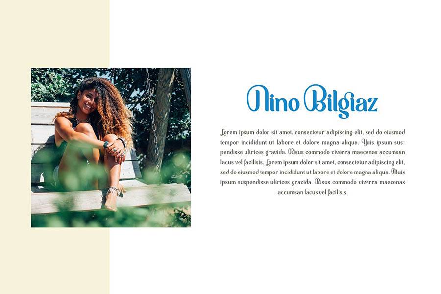 Mofita Display Font Demo sample