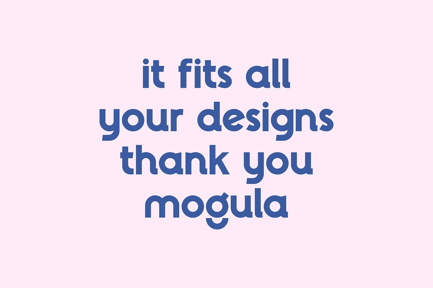 Mogula Font sample