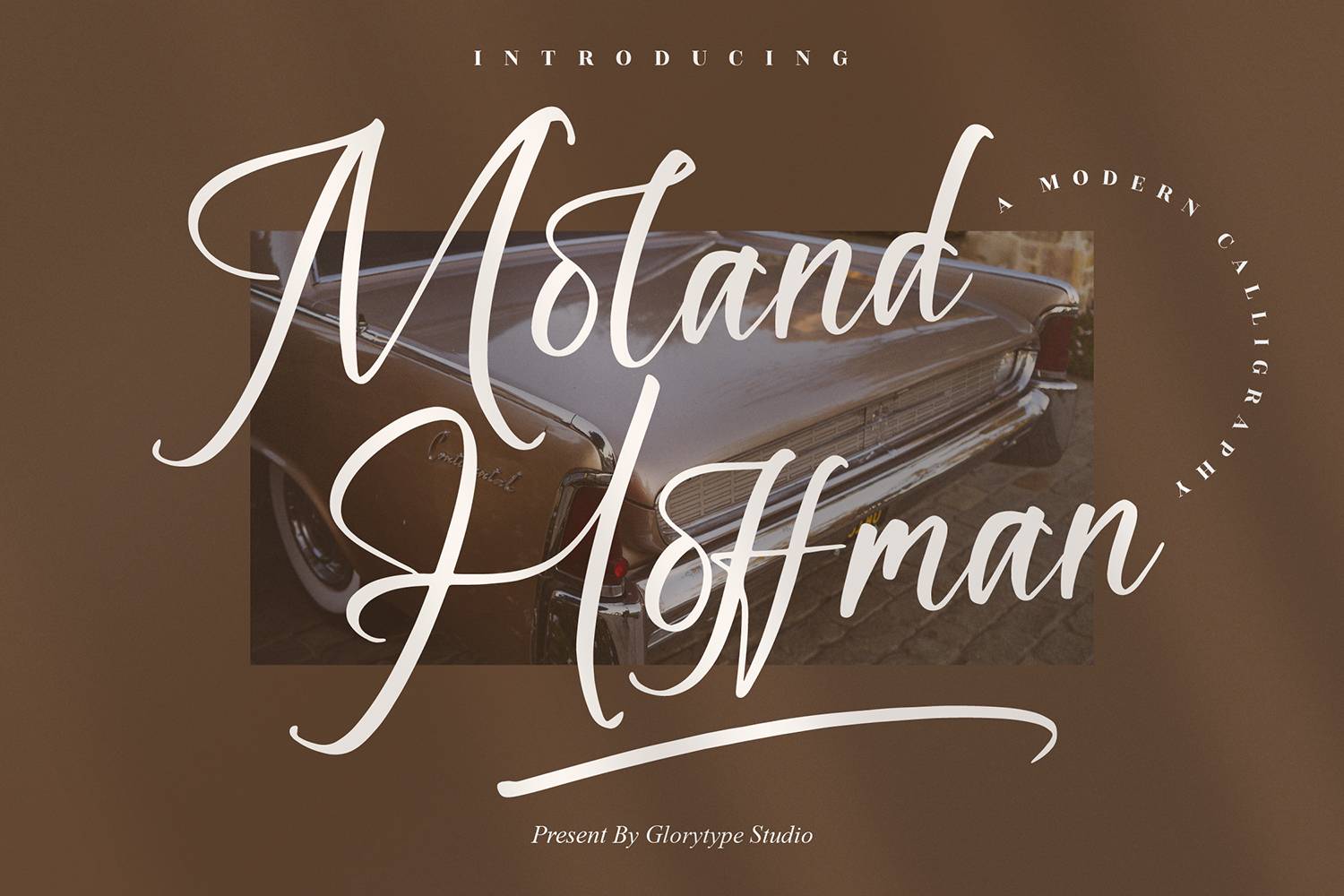 Moland Hoffman Font sample
