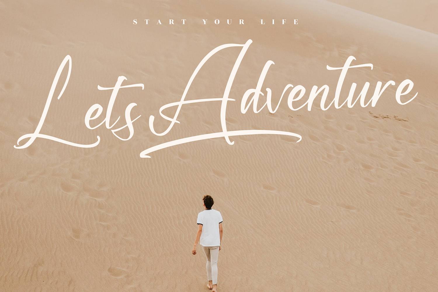 Moland Hoffman Font sample