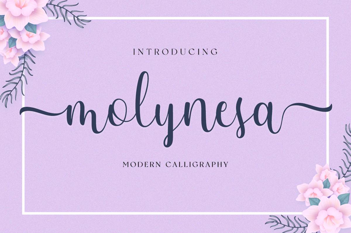 Molynesa Font sample
