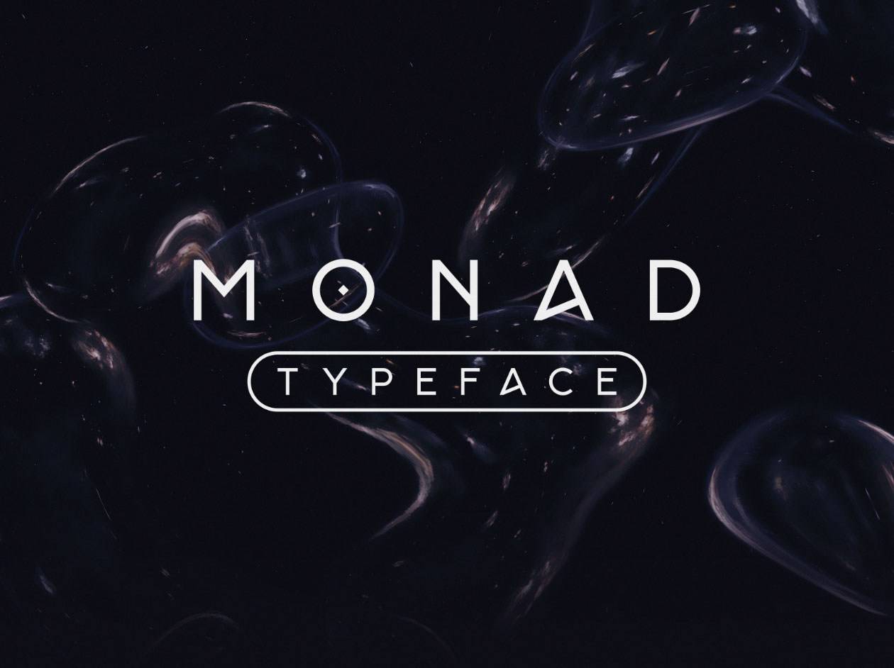 Monad Display Typeface sample