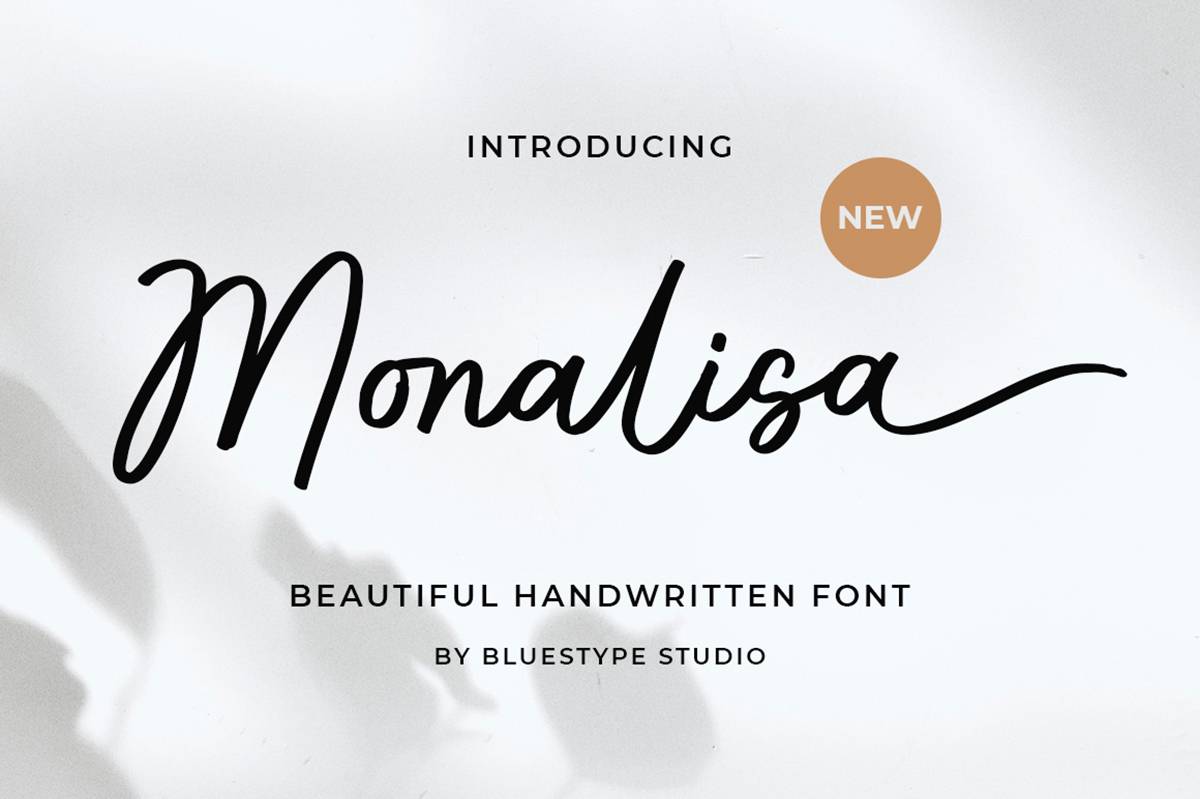 Monalisa Font sample