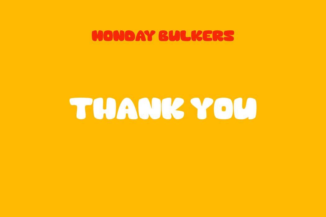 Monday Bulker Font sample