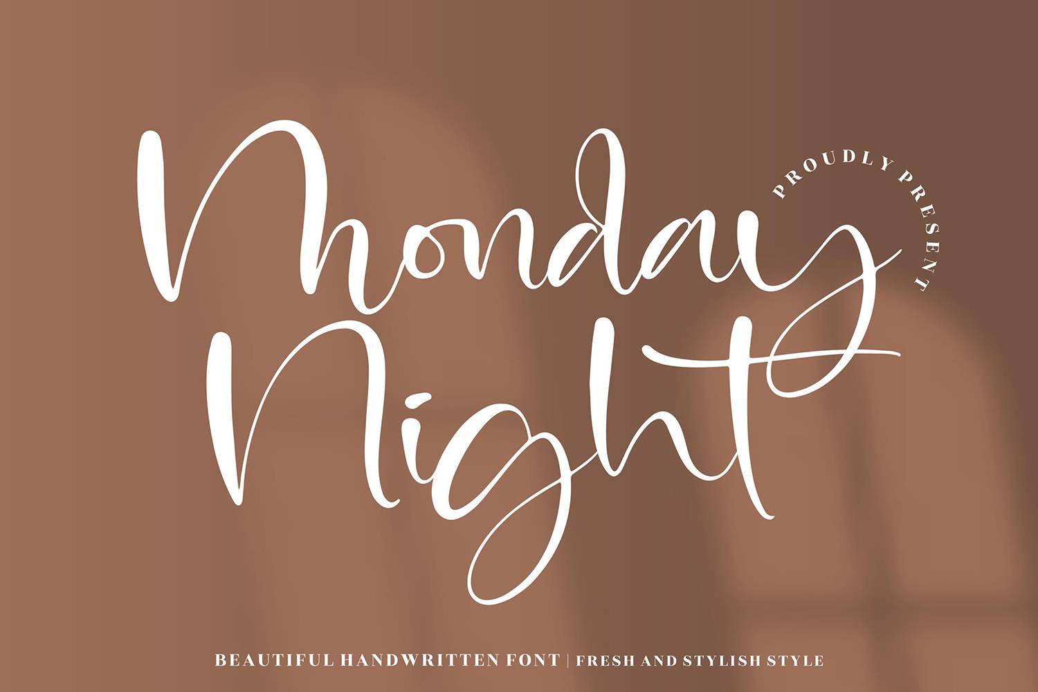 Monday Night Font sample