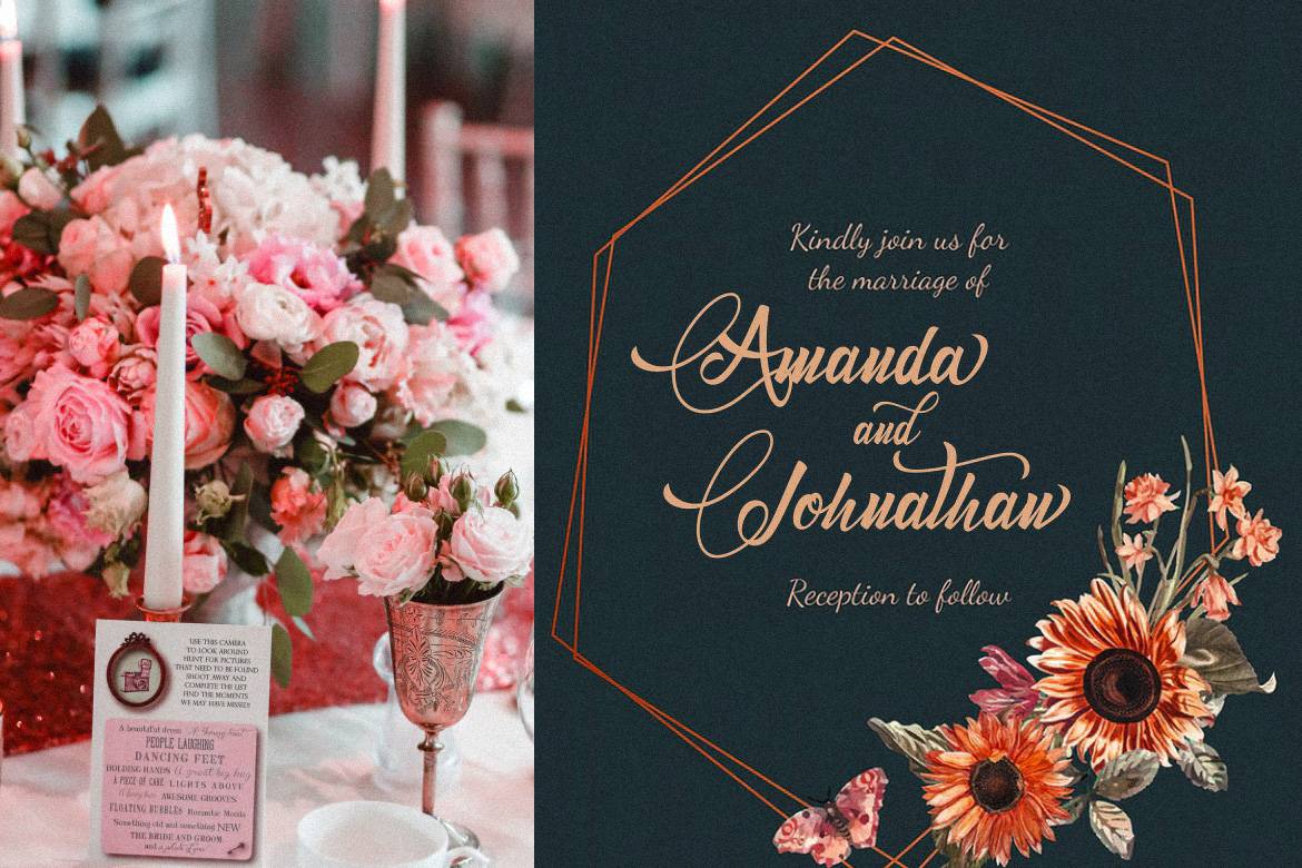 Mondena Font sample
