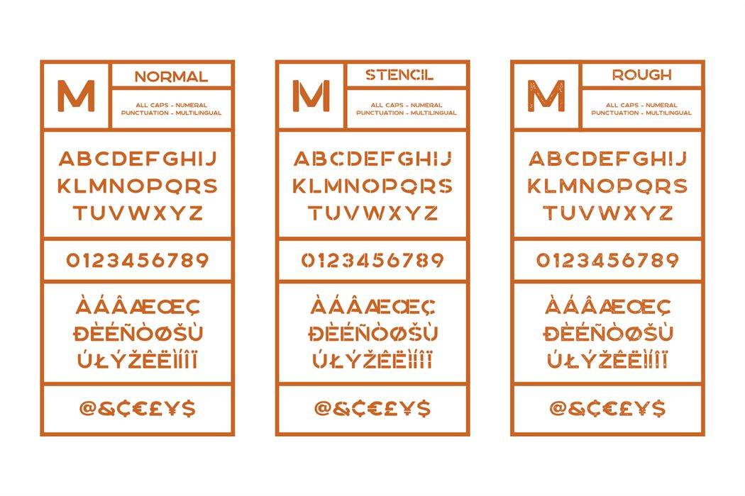 Mondresh Font sample