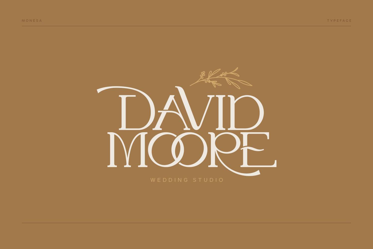 Monesa Font sample