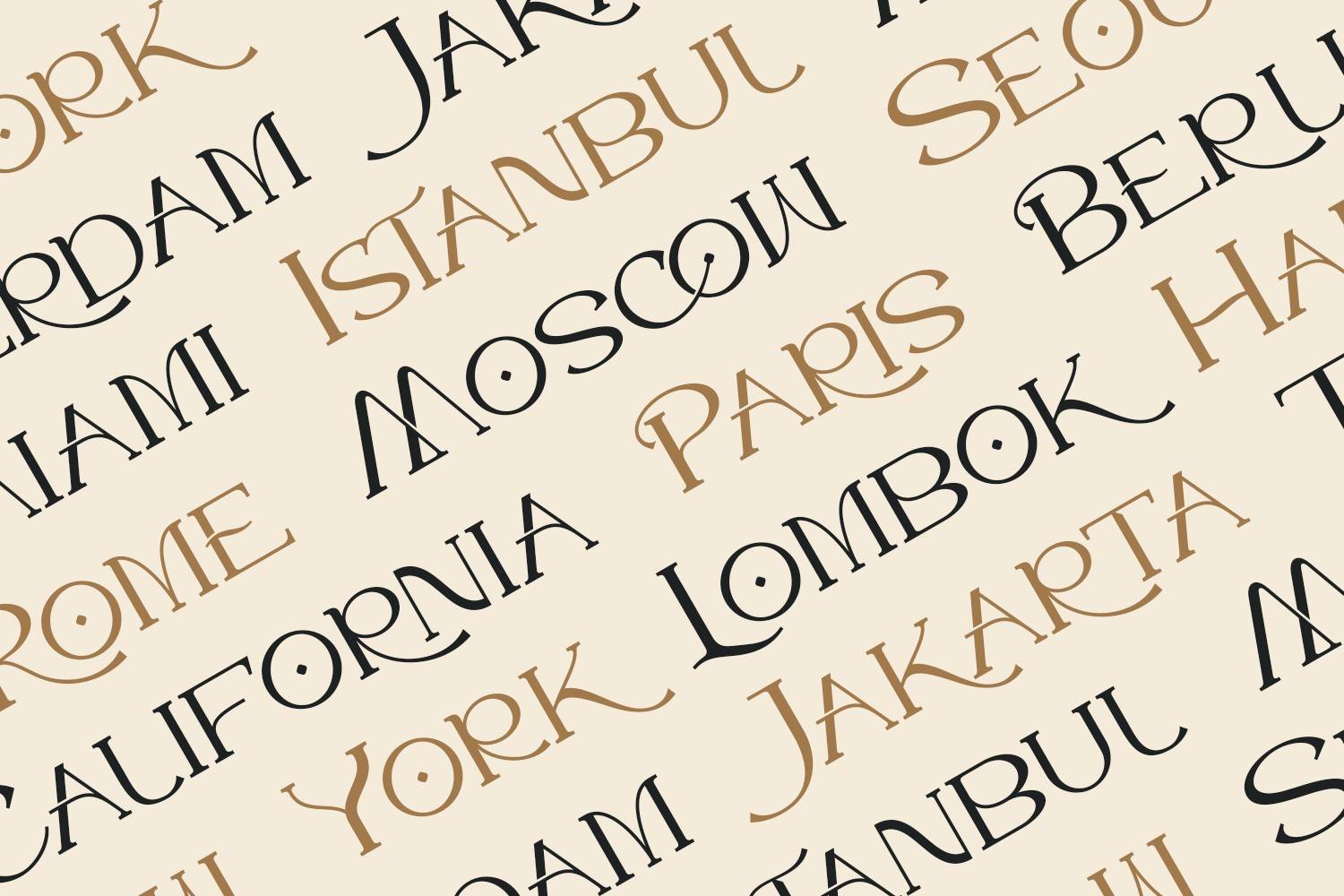 Monesa Font sample